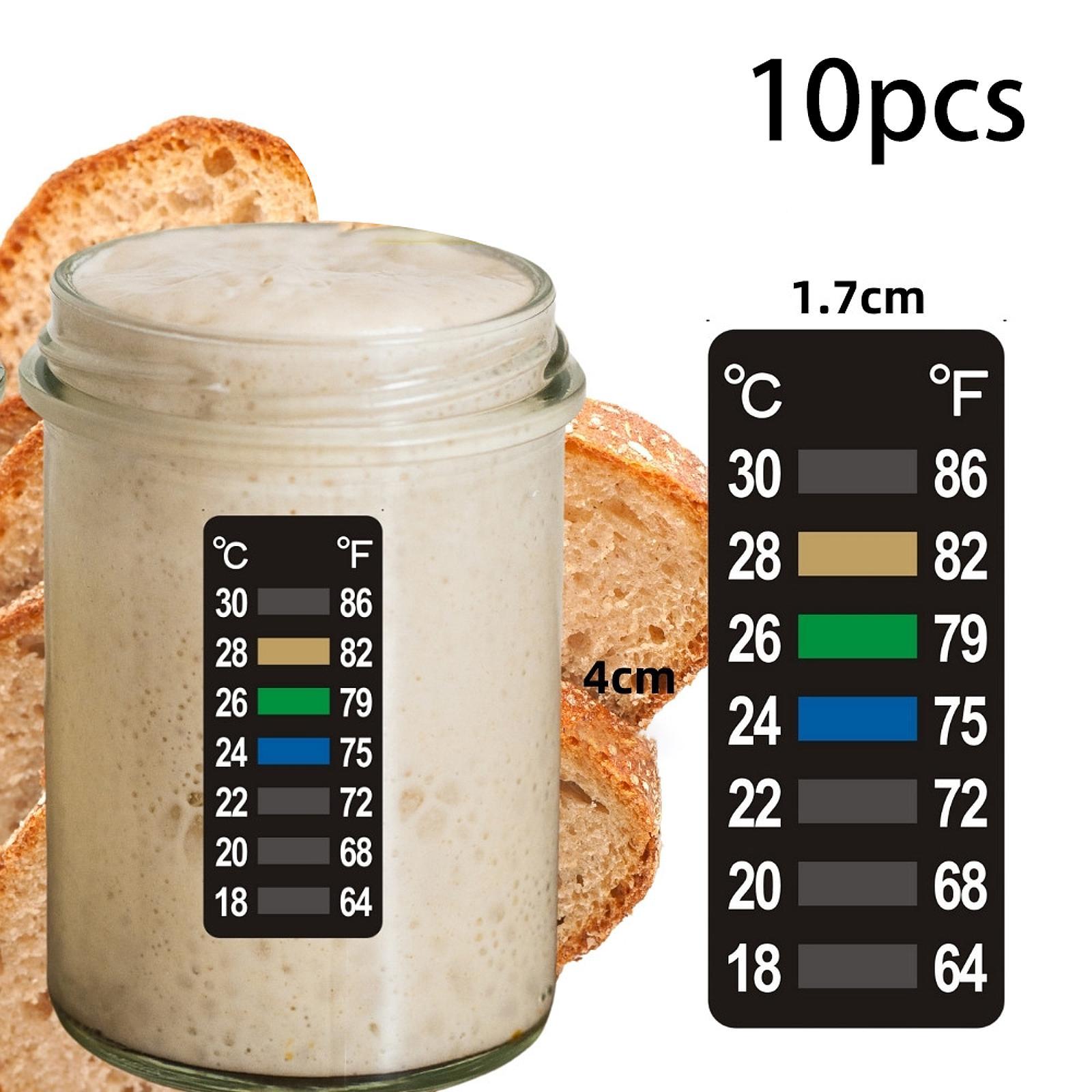 Temperature Strip Thermometer - 10 Peças de Tiras de Medição