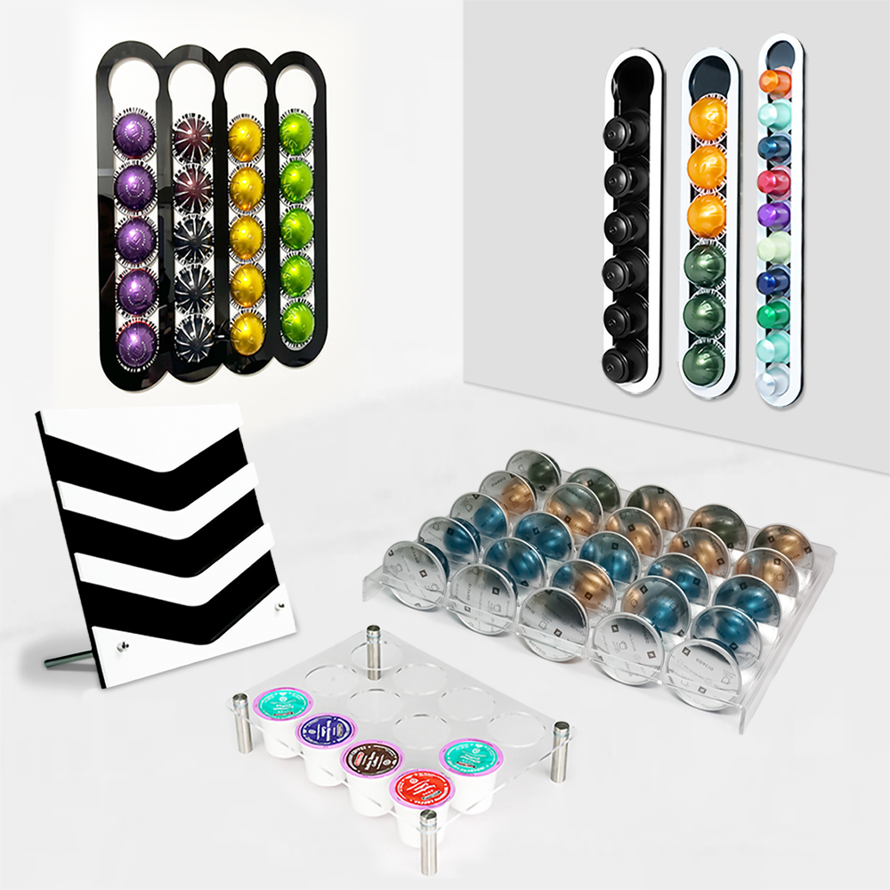Coffee Equipment Rack - Suporte para cápsulas de café, vários