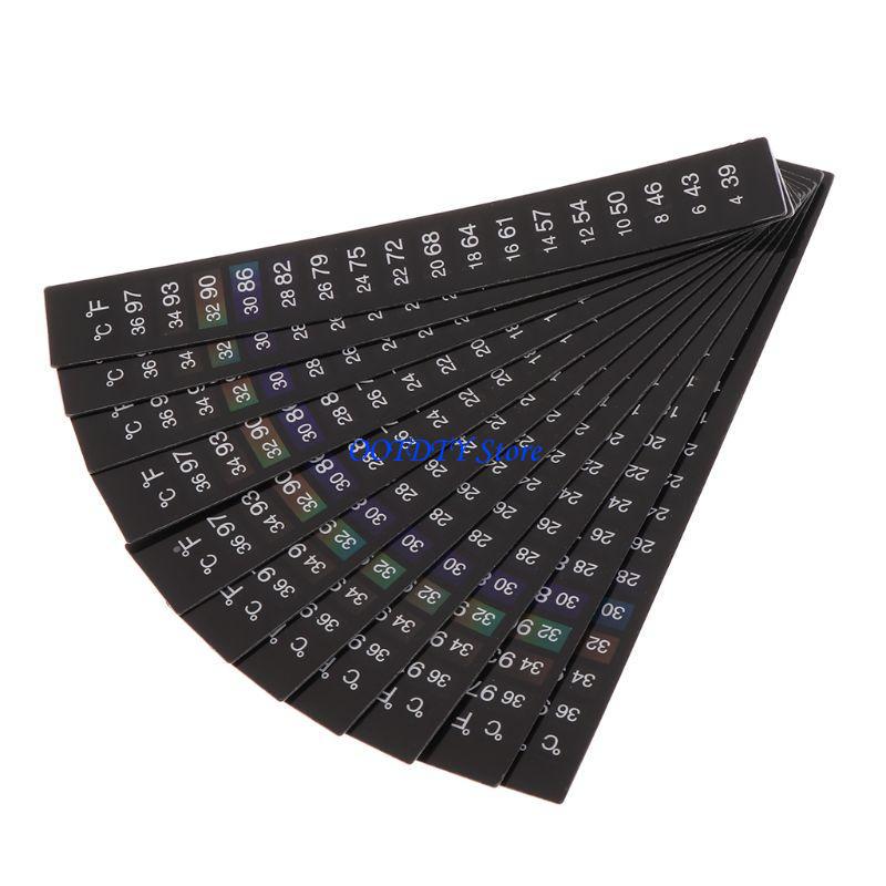 Temperature Strip Thermometer - 367A 10 PCS Betta Sticker Tertich