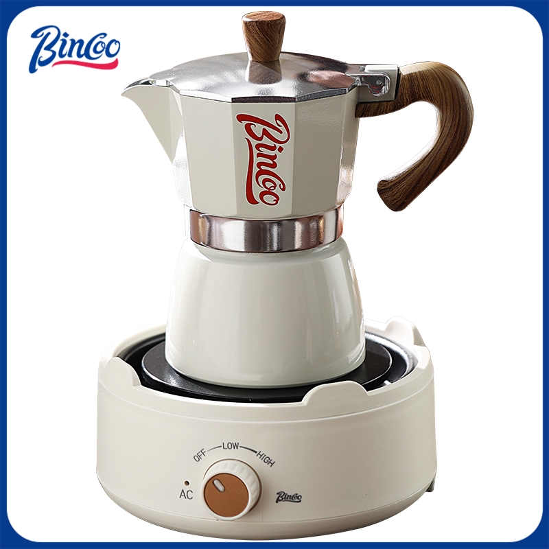 Hero Coffee Equipment - Bincoo Moka Pot e Fogão Elétrico