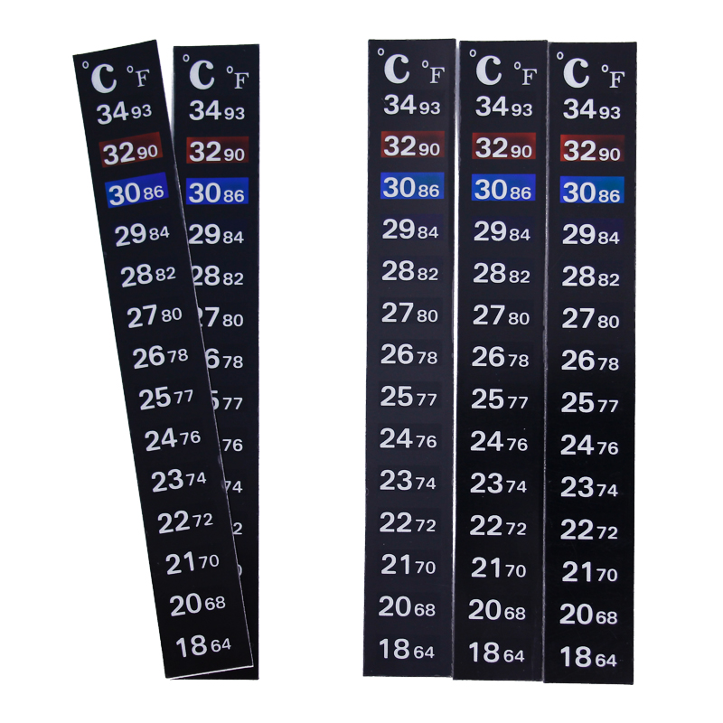 Temperature Strip Thermometer - 1/2/3/5 peças/lote Adesivo Termômetro que Muda