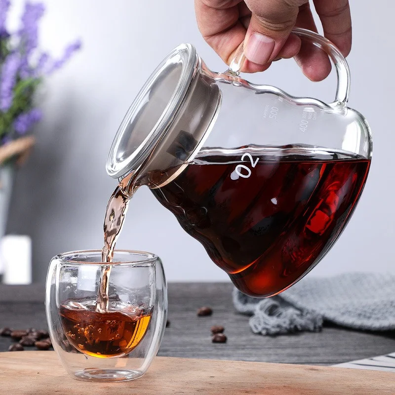 Hero Coffee Equipment - Jarra de café com tampas, chaleira