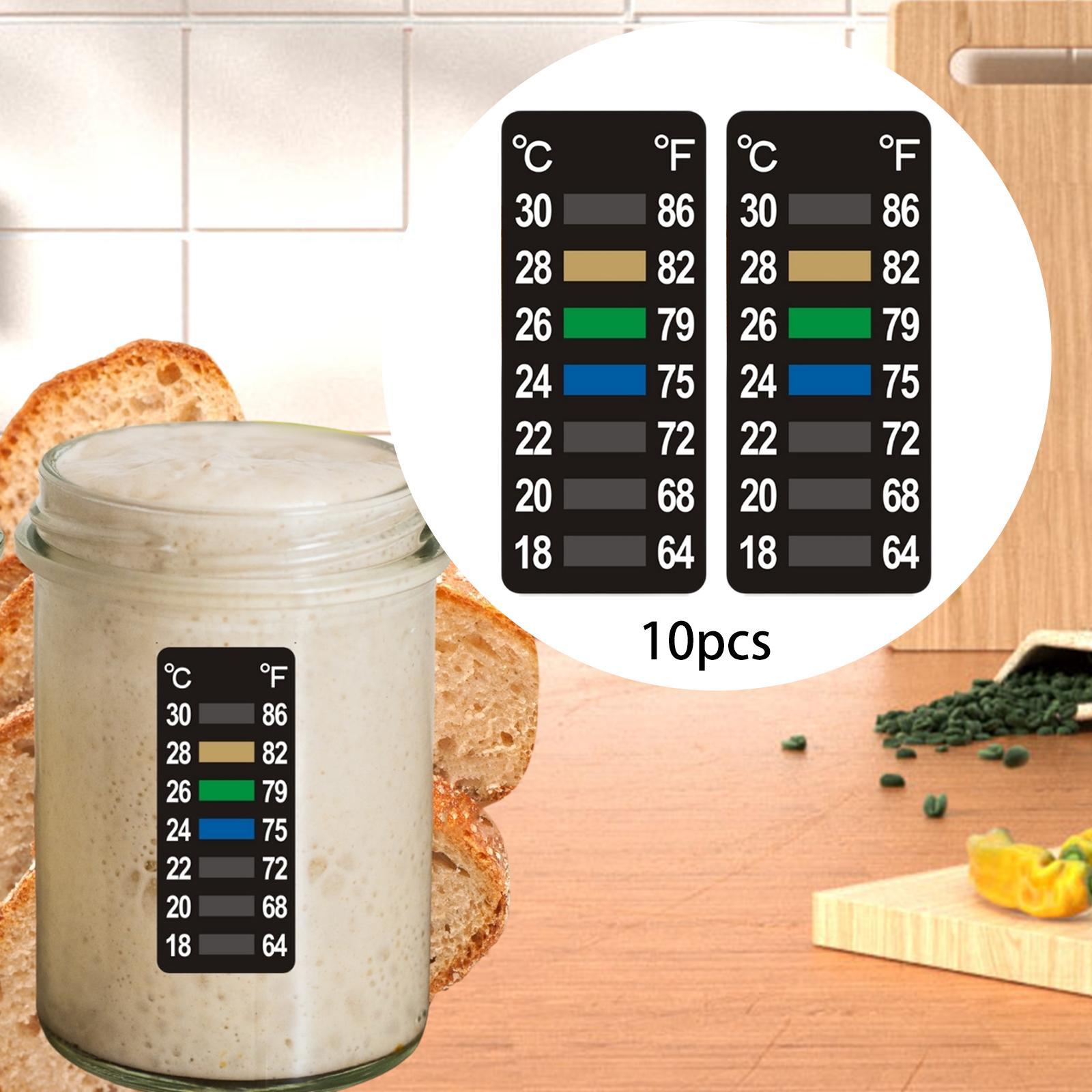 10 Peças de Tiras de Medição d - Temperature Strip Thermometer avaliação e preço