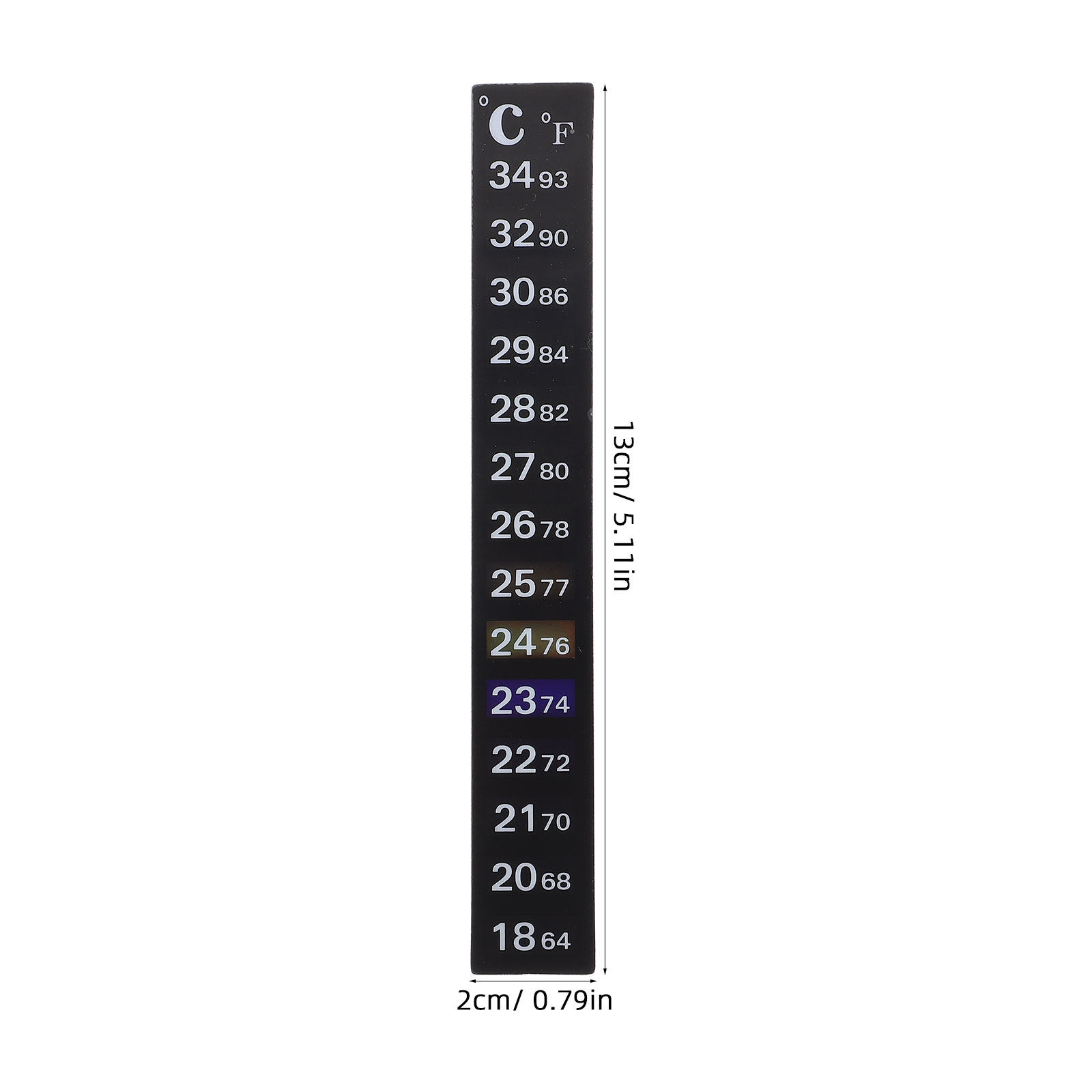 2 Peças de Adesivo Termômetro  - Temperature Strip Thermometer avaliação e preço