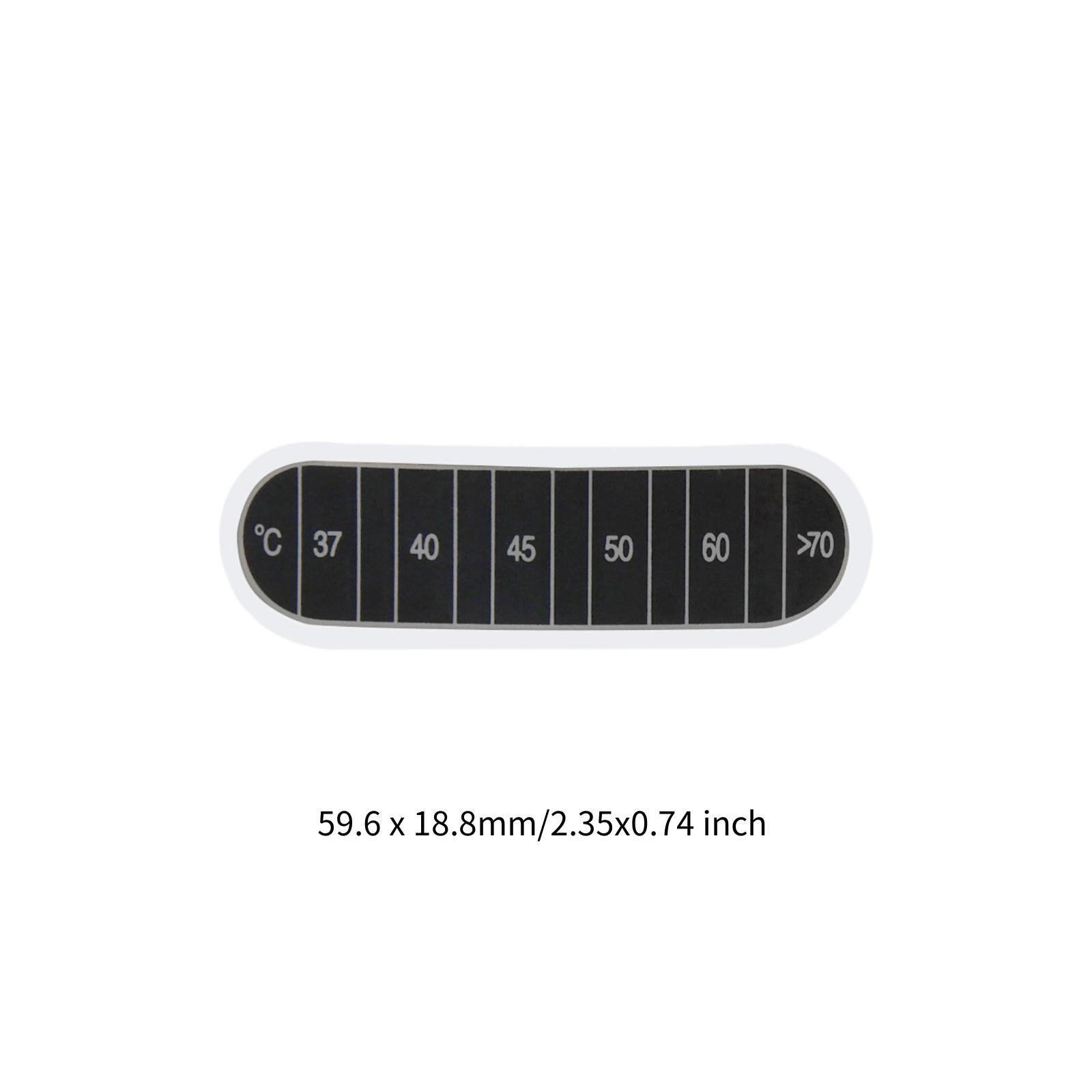 10x Tiras de Temperatura com F - Temperature Strip Thermometer avaliação e preço