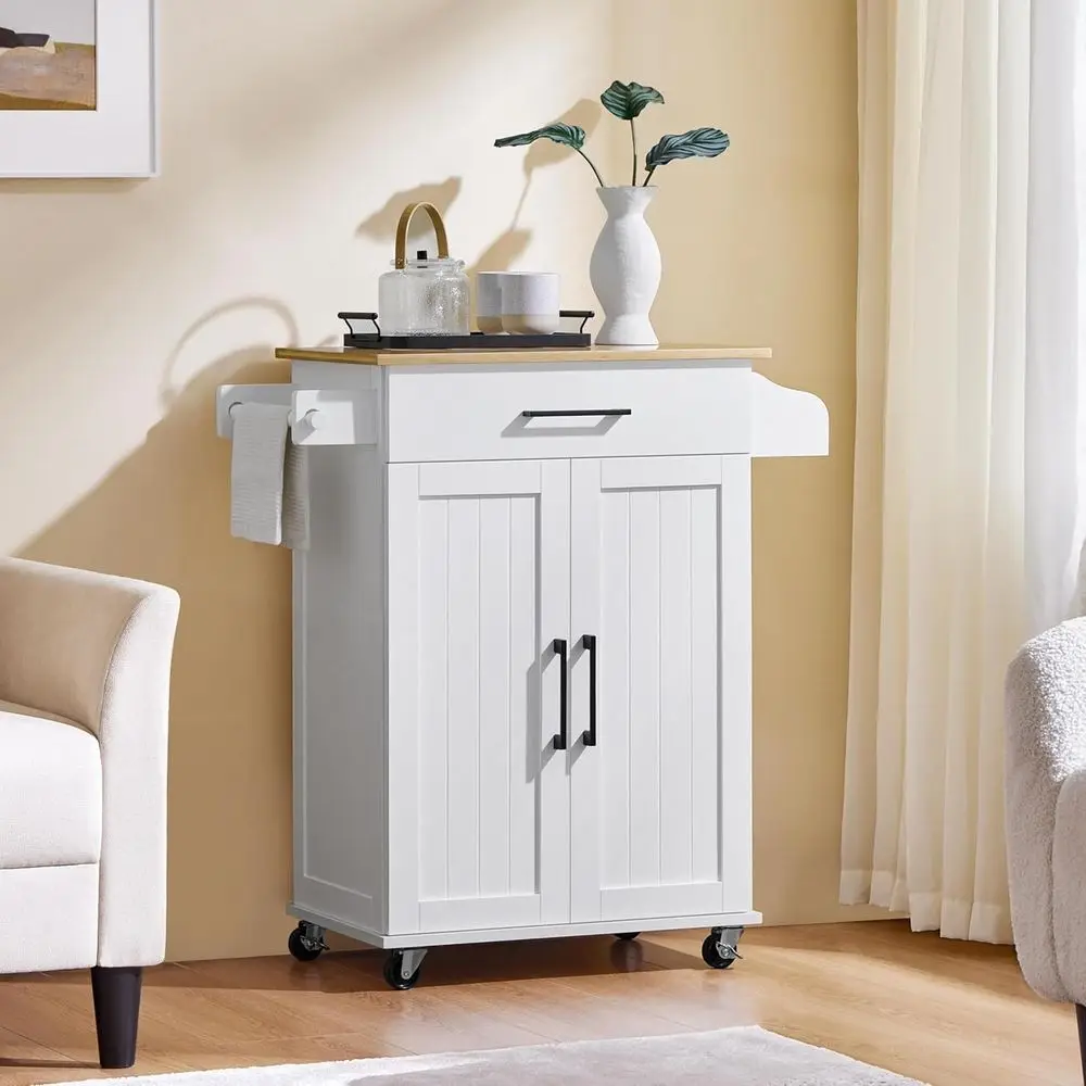 Carrinho de Cozinha Branco com - Coffee Equipment Rack avaliação e preço