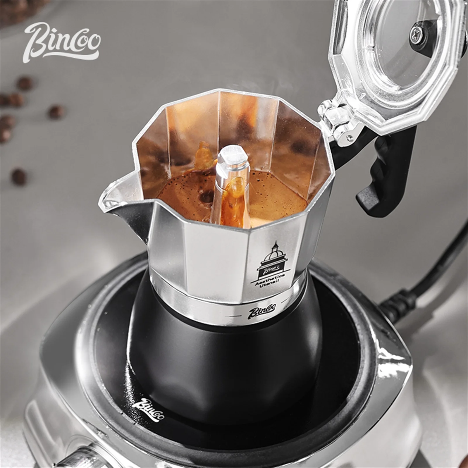 BINCOO Pote Moka de Válvula Du - Hero Coffee Equipment avaliação e preço