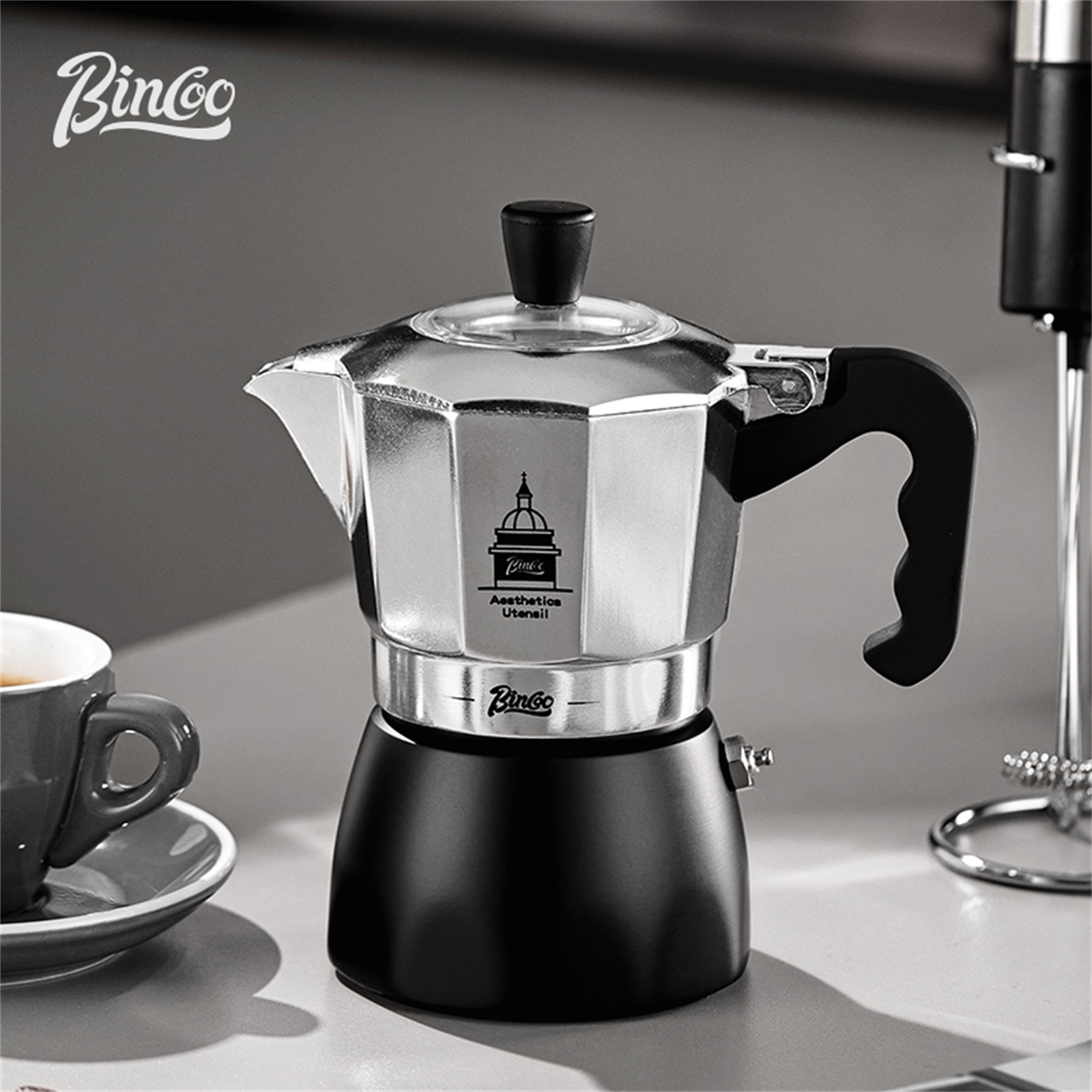 BINCOO Pote Moka de Válvula Du - Hero Coffee Equipment avaliação e preço