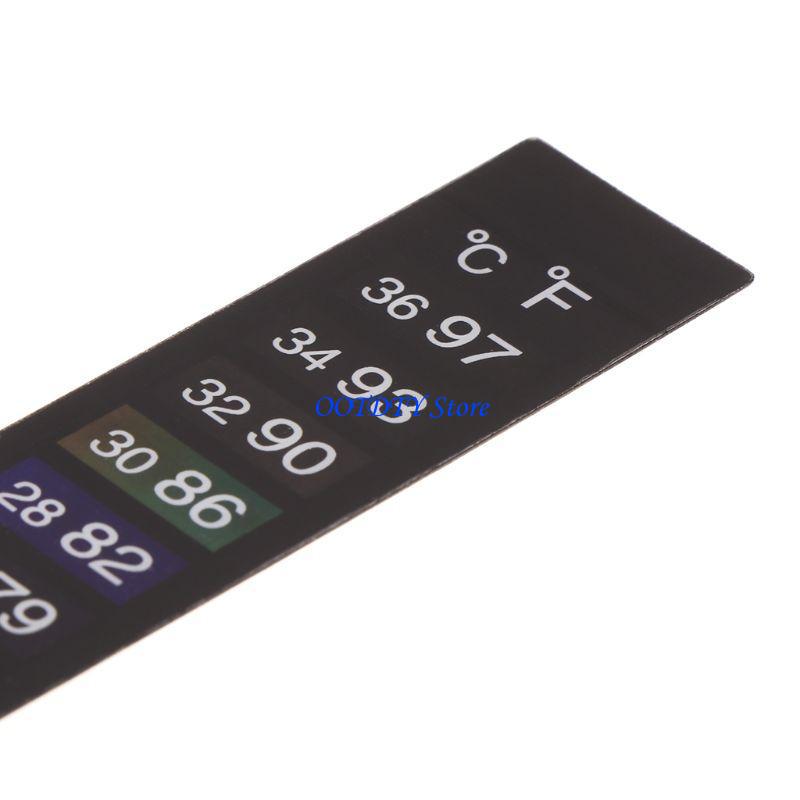 367A 10 PCS Betta Sticker Tert - Temperature Strip Thermometer avaliação e preço
