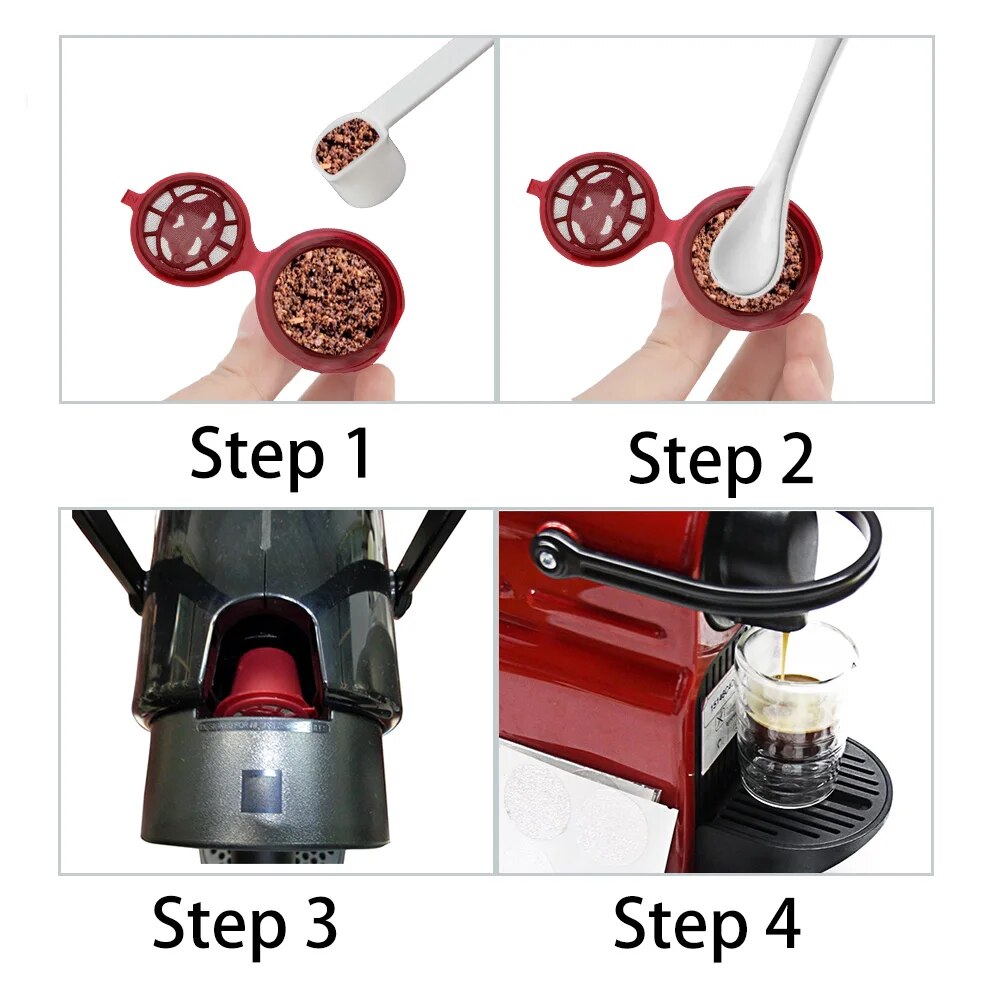 Cápsulas de café reutilizáveis - Coffee Equipment Set avaliação e preço