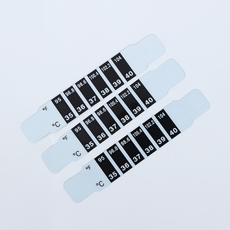 10 pçs testa cabeça tira termô - Temperature Strip Thermometer avaliação e preço