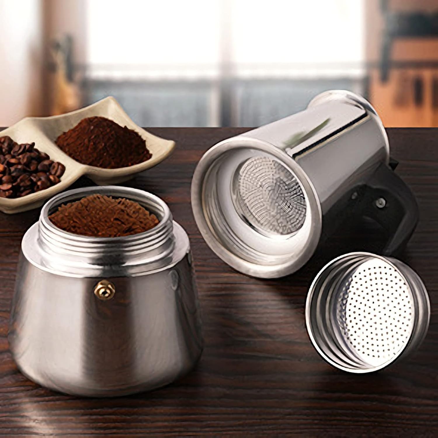4/6/9 Xícaras Moka Pot Caffe M - Hero Coffee Equipment avaliação e preço