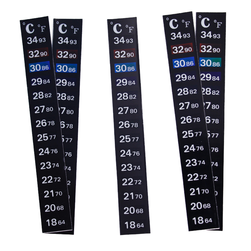 1/2/3/5 peças/lote Adesivo Ter - Temperature Strip Thermometer avaliação e preço