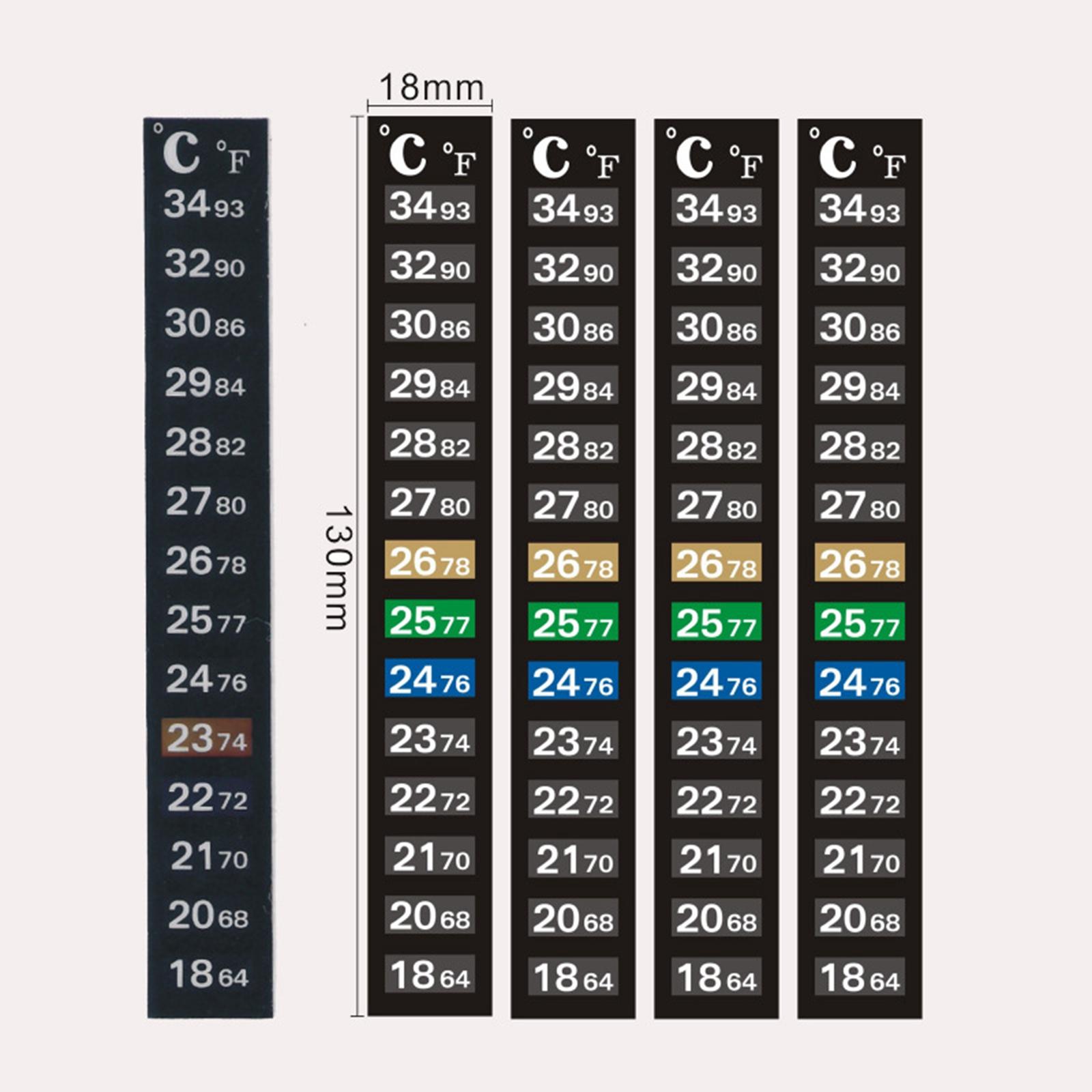 Termômetro Adesivo para Aquári - Temperature Strip Thermometer avaliação e preço