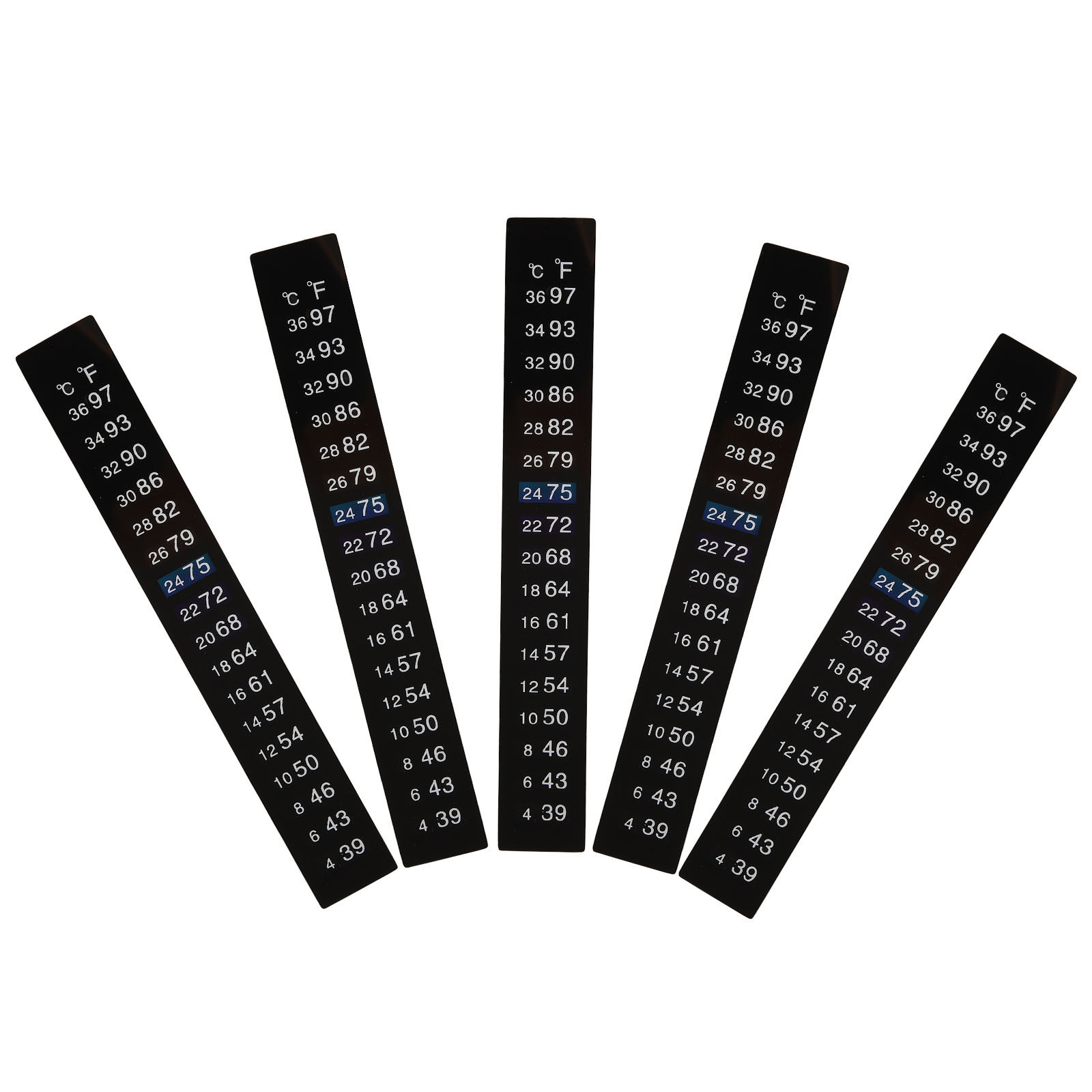 5 Peças de Adesivo Termômetro  - Temperature Strip Thermometer avaliação e preço