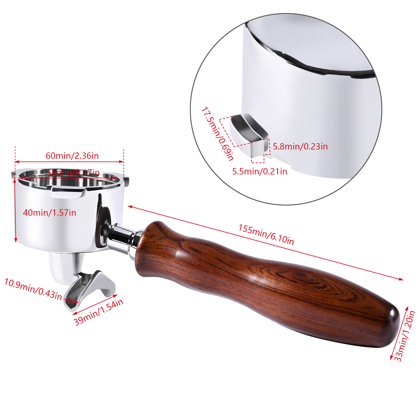 Portafilter de café com bico d - Coffee Equipment Espresso avaliação e preço