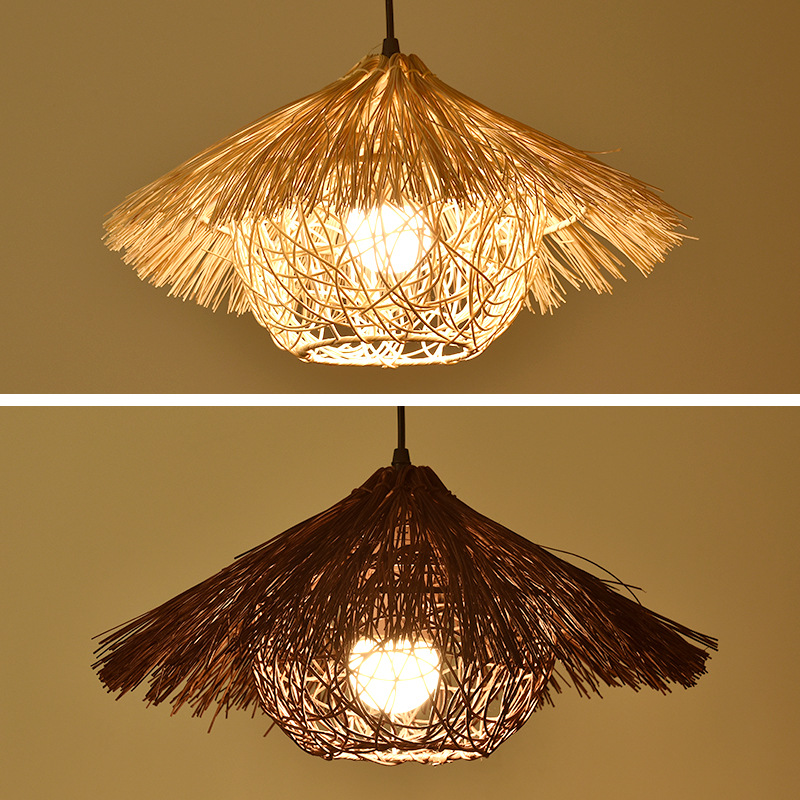 Lustre Tecido Rattan Criativo, - Vintage Coffee Equipment avaliação e preço
